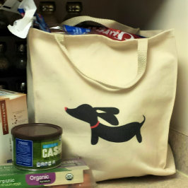 Dachshund-Canvas tas | Eenvoudige stijl voor Doxie