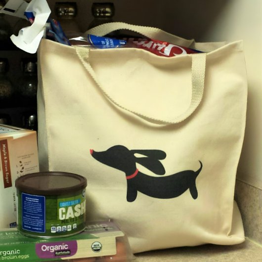 Dachshund-Canvas tas | Eenvoudige stijl voor Doxie