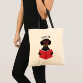 Dachshund Canvas tassen (Voorkant (product))