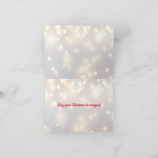 Dachshund Carrousel Kerst Kaart (Binnen)