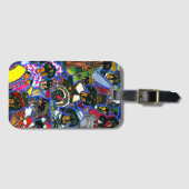 Dachshund Cartoons Bagagelabel (Voorkant (horizontaal))