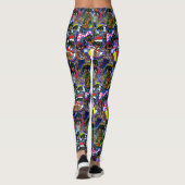 Dachshund Cartoons Leggings (Achterkant)