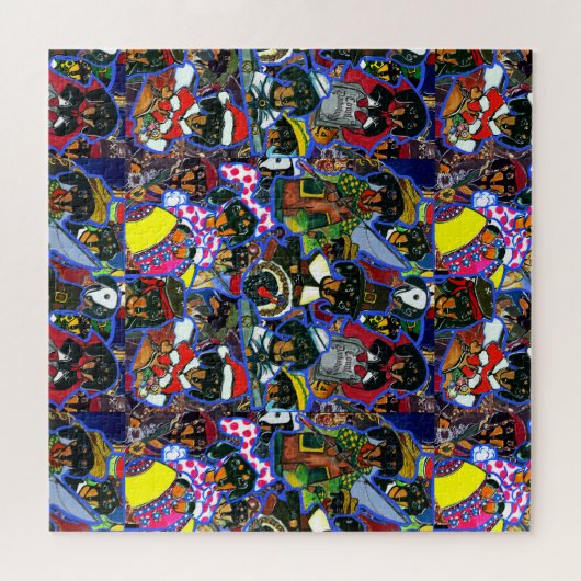 Dachshund Cartoons Legpuzzel (Horizontaal)