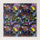 Dachshund Cartoons Legpuzzel (Verticaal)