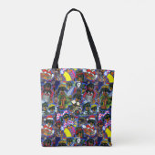 Dachshund Cartoons Tote Bag (Achterkant)