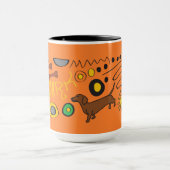 Dachshund Ceramic Mok Cup (Midden)