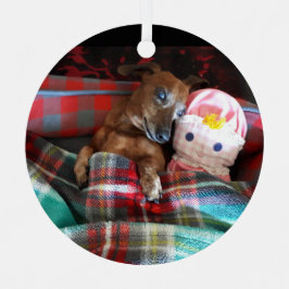 Dachshund Ceramic Ornament