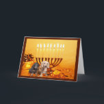 Dachshund Chanukah Card Menorah2 Feestdagen Kaart<br><div class="desc">Het herdenken van familie en vrienden tijdens het Chanoekaseizoen is een prachtige manier om contact te houden met de mensen waar je van houdt en waar je om geeft. Ik heb met liefde en zorg een Chanoekaartje voor honden gemaakt en ik ben er zeker van dat iedereen die van honden...</div>