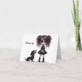 Dachshund Cheer up Kaart (Voorkant)