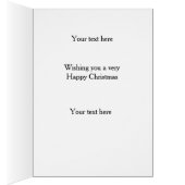 Dachshund 'Cheese Tax' Christmas card (Binnen (Rechts))