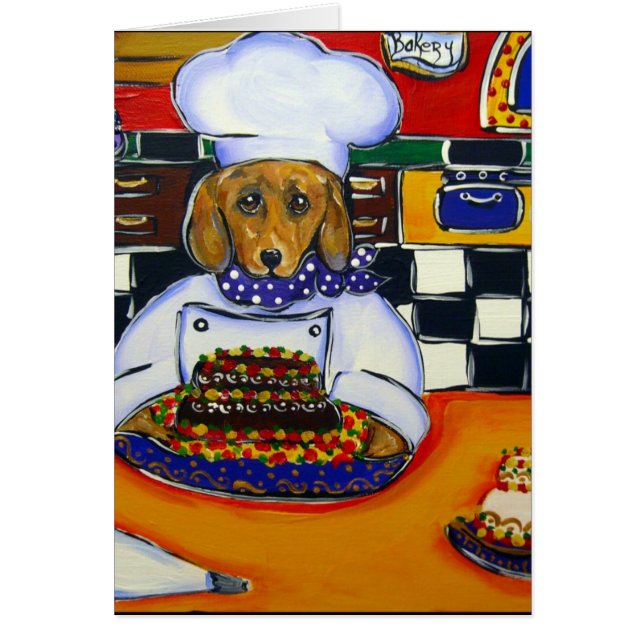 Dachshund Chef (Voorkant)
