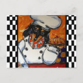 Dachshund Chefs Briefkaart (Voorkant)