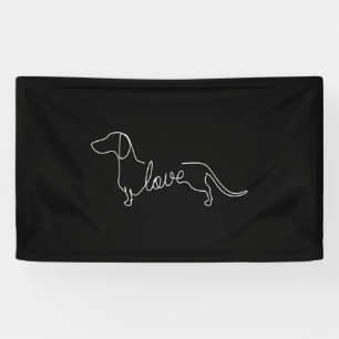 Dachshund Chiweenie Wiener Dog Love Art Sketch Spandoek