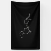 Dachshund Chiweenie Wiener Dog Love Art Sketch Spandoek (Verticaal)