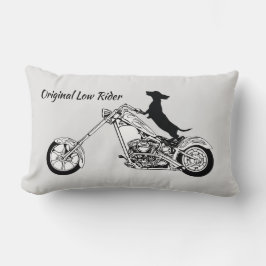 Dachshund Chopper Motorcycle Rider Kussen