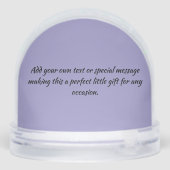 Dachshund Chopper Motorcycle Rider Sneeuwbol (Achterkant)