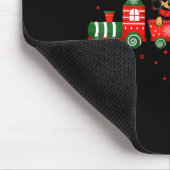 Dachshund Christmas Dog Lights Santa Xmas Pet Dog  Muismat (Hoek)