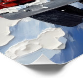 Dachshund Christmas Red Truck Holiday Perfect Poster (Hoek)