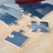 Dachshund Christmas Santa Bag Adventure Legpuzzel (Zijkant)