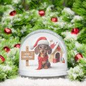 Dachshund Christmas Snow Wereldbol Sneeuwbol (Kerstmis)