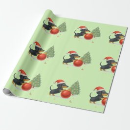 Dachshund Christmas Wrapping Paper | Dog Lover  Cadeaupapier