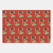 Dachshund Christmas Wrapping Paper Set of 3 (Voorkant 2)