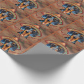 Dachshund Cinco de Mayo Cadeaupapier (Hoek)