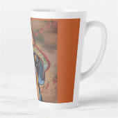 Dachshund Cinco de Mayo Latte Mok (Rechts)