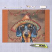 Dachshund Cinco de Mayo Tissuepapier (Craft)