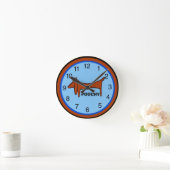 Dachshund Clock, geef naam uit Ronde Klok (Huis)