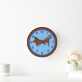 Dachshund Clock Ronde Klok (Huis)
