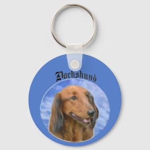 Dachshund Clouds Sleutelhanger
