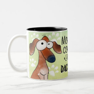 Dachshund Coffee Lover Mok