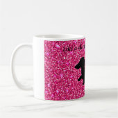 Dachshund Coffee Mok Glitter Wiener Dog Gift Mok (Links)
