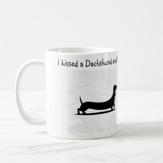Dachshund Coffee Mok Weiner Dog Gift (Links)