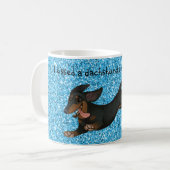 Dachshund Coffee Mok Wiener Dog Design Doxie Gift (Voorkant links)