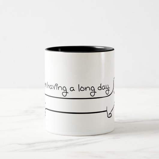 Dachshund Coffee Two-Tone Mok (Center)