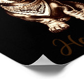 Dachshund Cowboy Cute Sausage Dog Cowboy Weiner Pu Poster (Hoek)