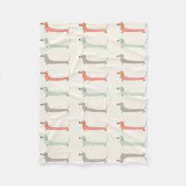 Dachshund Cozy Throw Fleece Deken
