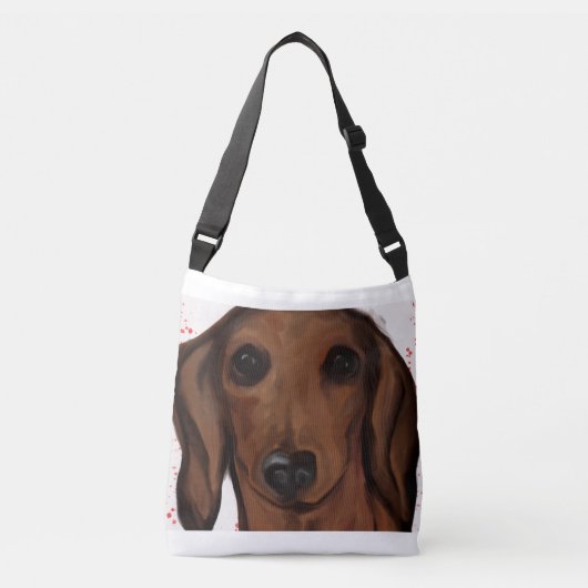 DACHSHUND CROSSBODY TAS (Voorkant)