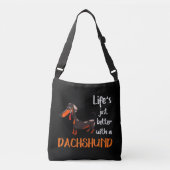Dachshund Crossbody Tas (Voorkant)