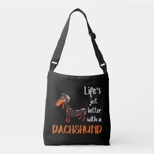 Dachshund Crossbody Tas (Voorkant)