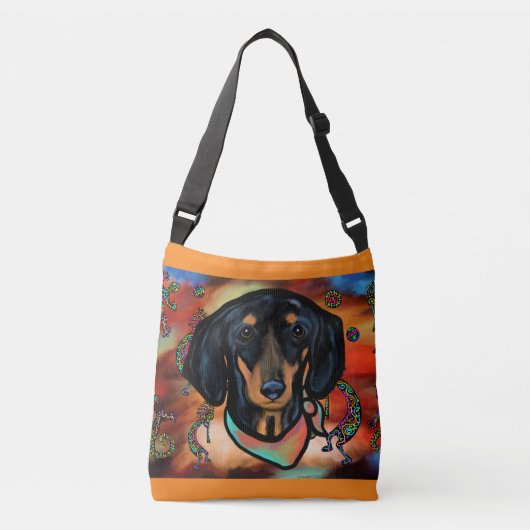 DACHSHUND CROSSBODY TAS (Voorkant)