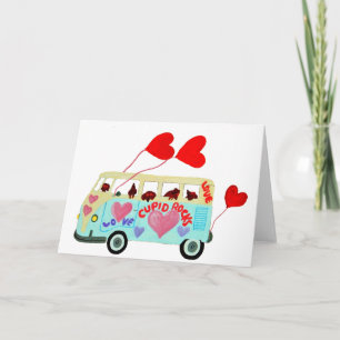 Dachshund Cupids In Hun Valentijn Liefde Mobiel Feestdagen Kaart