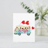 Dachshund Cupids In Hun Valentijn Liefde Mobiel Feestdagenkaart (Staand voorkant)