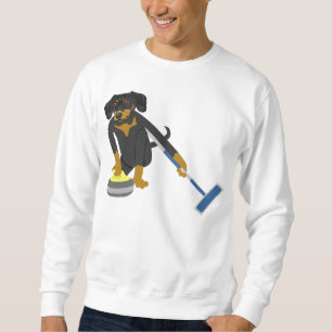 Dachshund Curling Trui