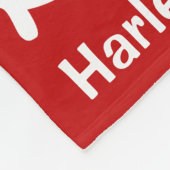 Dachshund Custom Rode Deken voor Wiener Honden (Hoek)