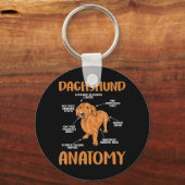 Dachshund Cute Gifts Wiener Doxie Lovers Sleutelhanger (Voorkant)