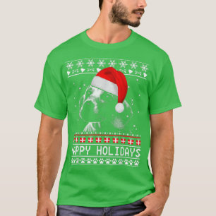 Dachshund Cute Happy Holidays Christmas Dog Lover T-shirt