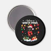 Dachshund Cute Kerstmis Magneet (Voorkant / Achterkant)